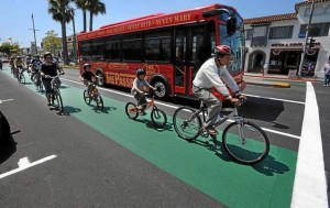 long beach sharrows